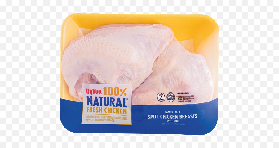 Split Chicken Breast With Ribs Value - Chicken Grocery Png,Chicken Breast Png