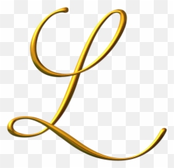 Alfabeto Dorado Png - Letra En