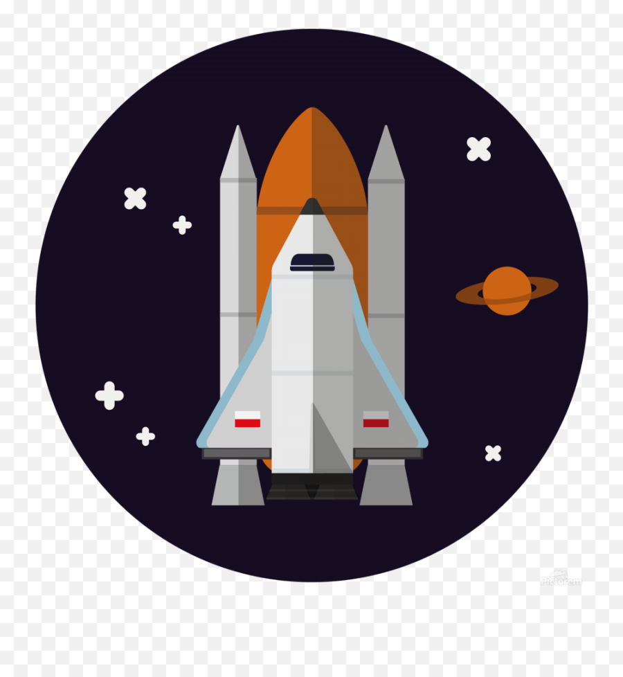 Rocket Space Universe Spaceship - Shamudy Canvas Artwork Rocket Png,Spaceship Png
