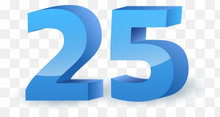 Png Images Transparent Background - Number,25 Png