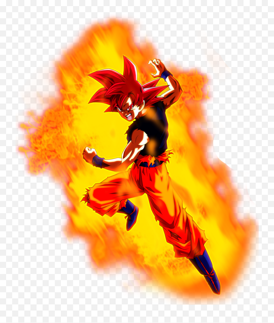 Download Super Saiyan God Goku Aura By - Goku Ssj God Png,Super Saiyan Aura Png