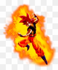 Download Super Saiyan God Goku Aura By - Goku Ssj God Png,Super Saiyan Aura Png