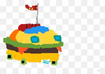 Pixilart - Krabby Patty Car By Anonymous Krabby Patty Pixel Art Png,Krabby Patty Png