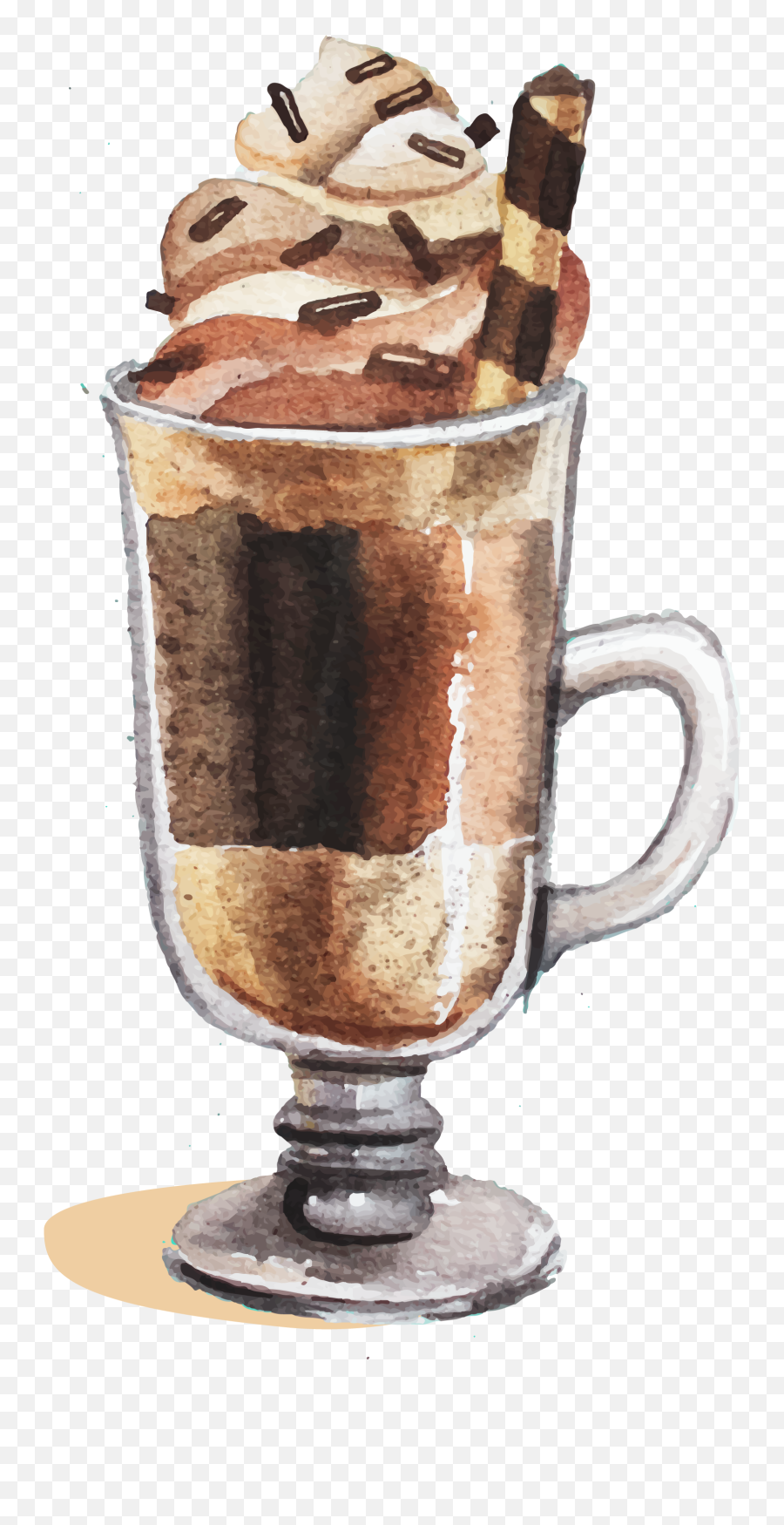 Milkshake Drawing Hot Chocolate - Chocolate Png Clipart,Hot Chocolate Png