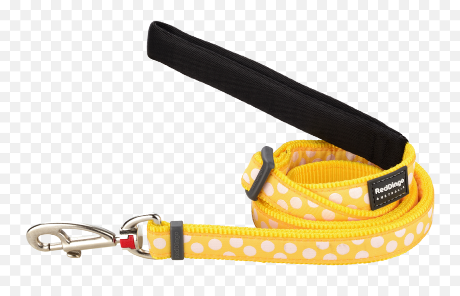 Yellow White Dots Dog Leash - Yellow Dog Leashes Png,Leash Png