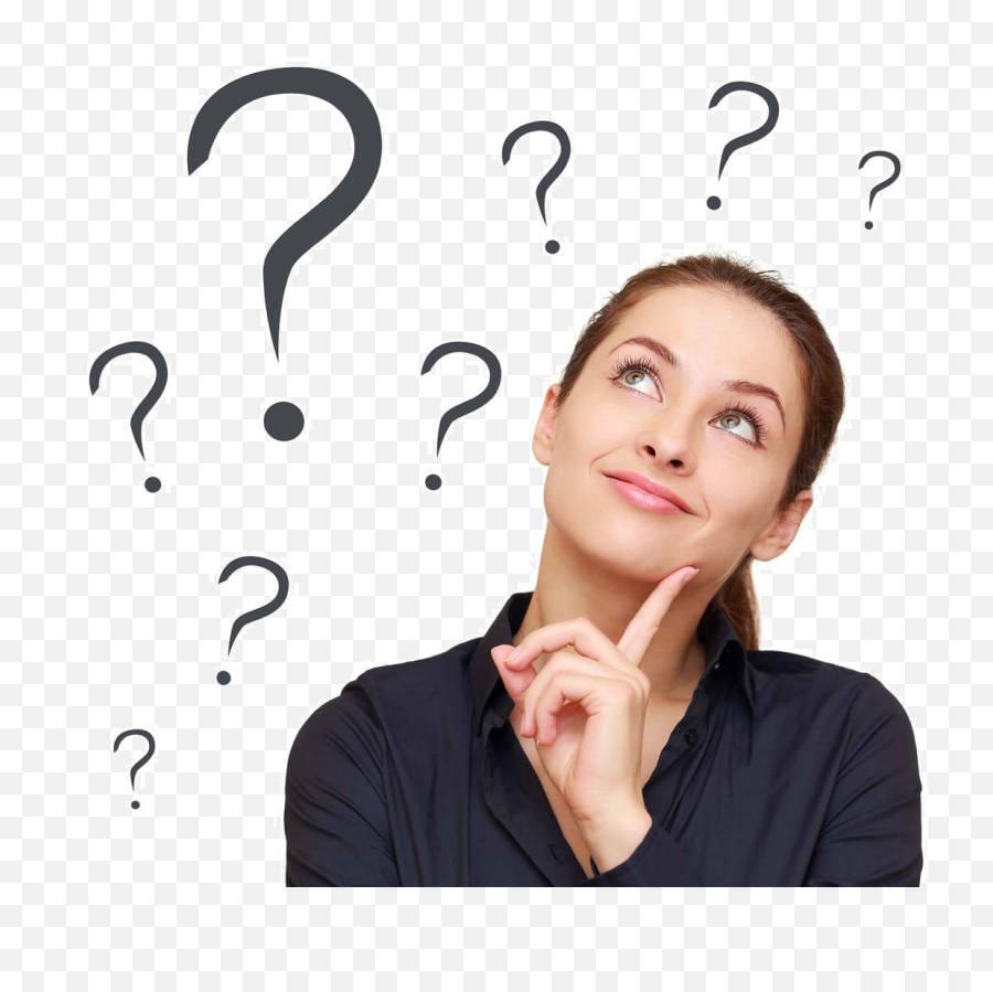 Download Thinking Woman Png Pic - Person Question,Thinking Png