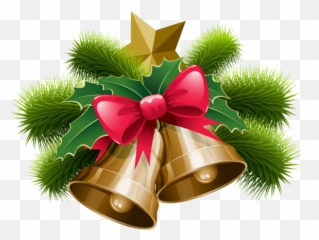 Download Bells Christmas Very Merry - Transparent Red Holiday png