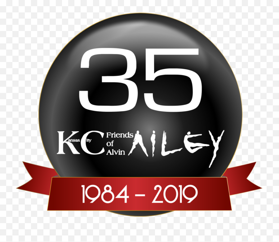 Kcfaa 35th Anniversary Logo Final - Kansas City Friends Of Alvin Ailey Png,Anniversary Logo