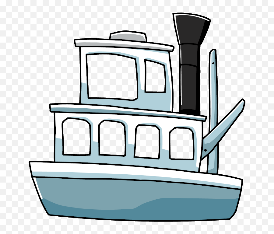 Download Ship Clipart Steamship - Steamboat Png Transparent Cartoon Steamboat Png,Cartoon Boat Png