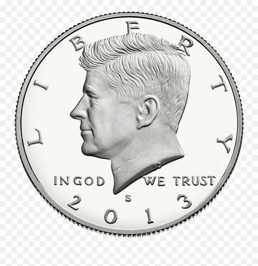 Half Dollar United States Coin - Wikipedia Half Dollar Coin 2019 Png,One Dollar Png