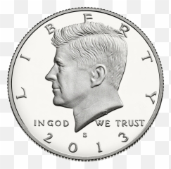 Half Dollar United States Coin - Wikipedia Half Dollar Coin 2019 Png,One Dollar Png