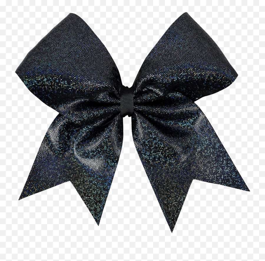 Holographic Black Disco I Love Cheer H Png Bow