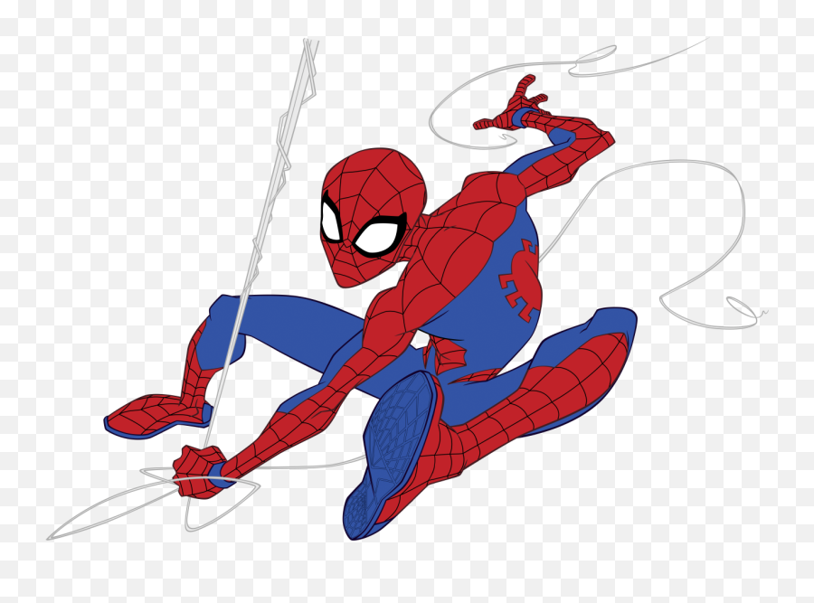 Marvels Spiderman Cartoon Suit - Spider Man Robbie Daymond Png,Spiderman Cartoon Png