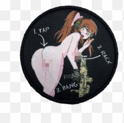Tap Rack Bang Lewd Morale Patch - Weapons Grade Waifus Patch Png,Lewd Png