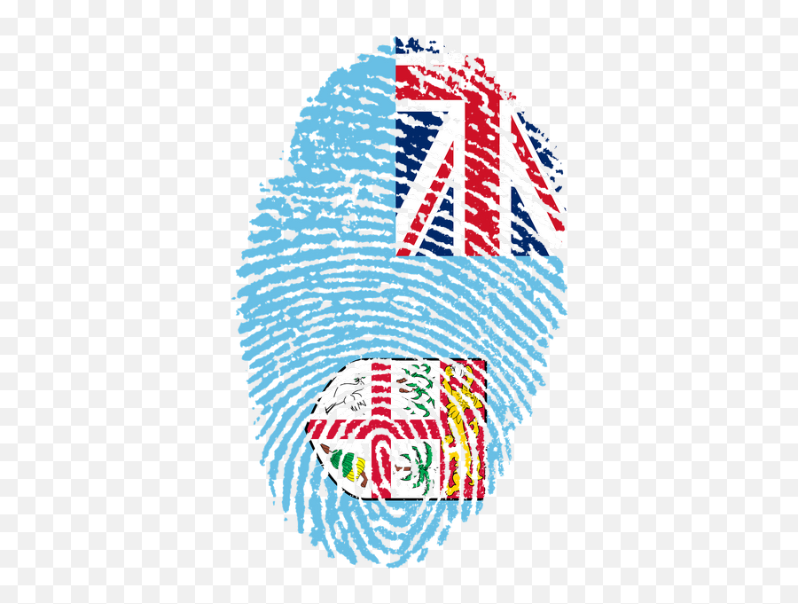 Fiji Flag Fingerprint Country Transparent Png Images U2013 Free - St Kitts Flag Fingerprint,Fingerprint Transparent