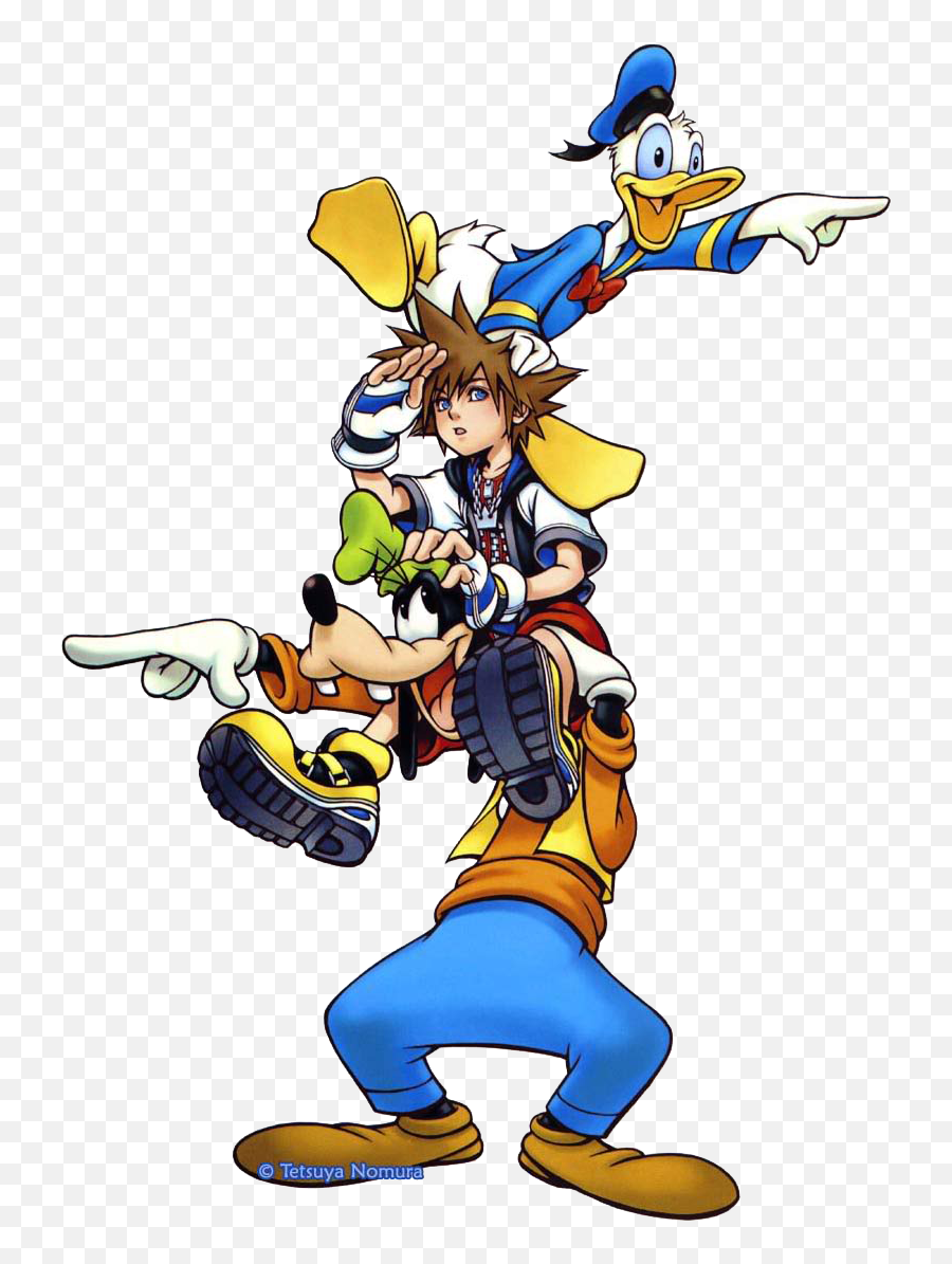 Download Donald Goofy And Sora Kh - Kingdom Hearts Hd 15 Kingdom Hearts Sora Donald Goofy Png,Goofy Transparent