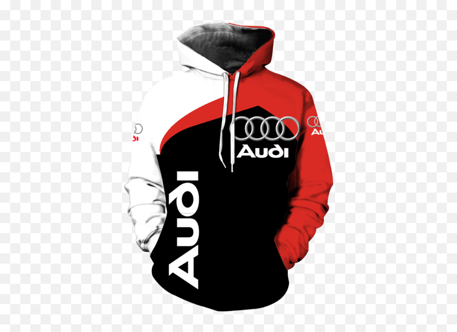 Car Audi Logo Men And Women 3d Full Printing Hoodie Zip Shirt Unisex All Over Printed - Audi Png,Audi Logo Transparent