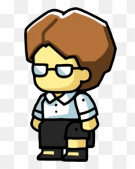 Scribblenauts Female Teacher - Musician png