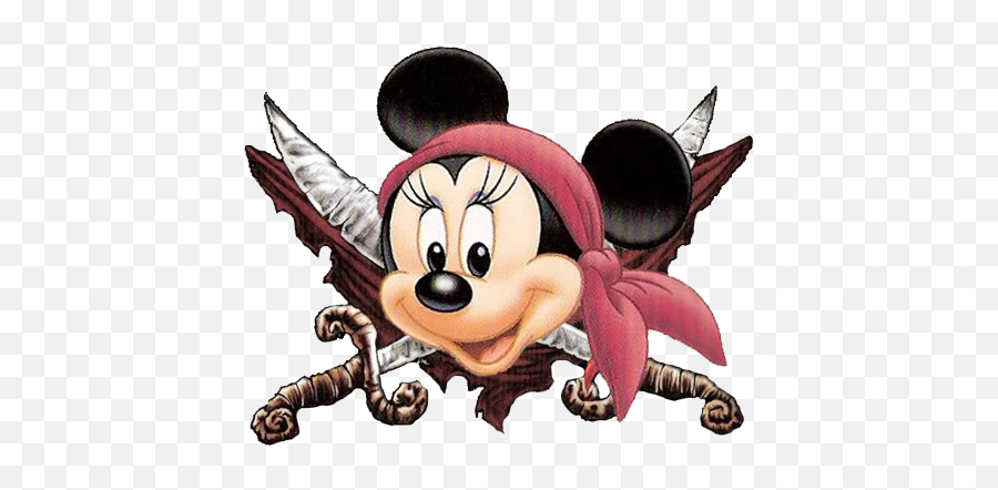 Mickey Mouse Pirate - Minnie Mouse Pirate Clipart Png,Minnie Mouse Logo