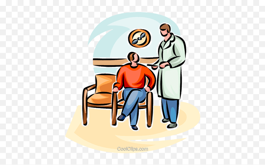 Doctor Talking To A Patient Royalty - Clipart A Doctor Talking To A Patient Png,Patient Png