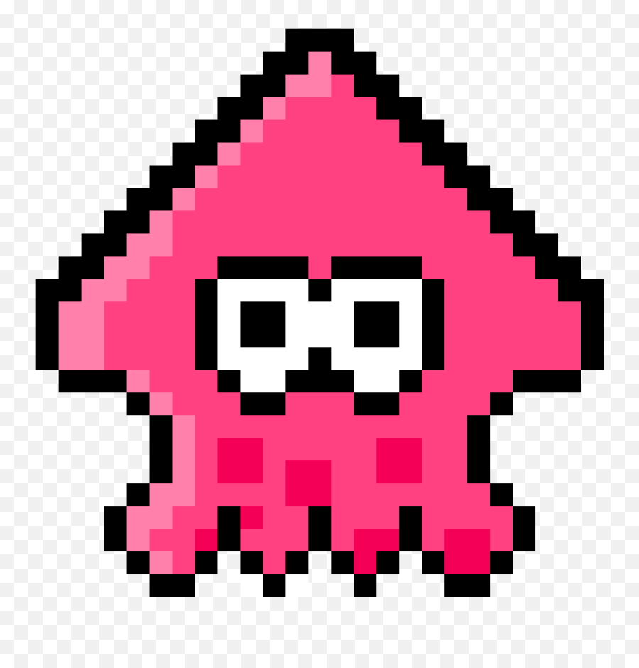 Pixilart - Splatoon Inkling Squid By Kittypaw101 Kirby Sprite Png,Splatoon Squid Logo