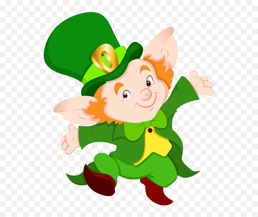 Leprechaun Elf Irish People Clip Art - Elf Png Download St Day Cartoon Animal Png,Leprechaun Transparent