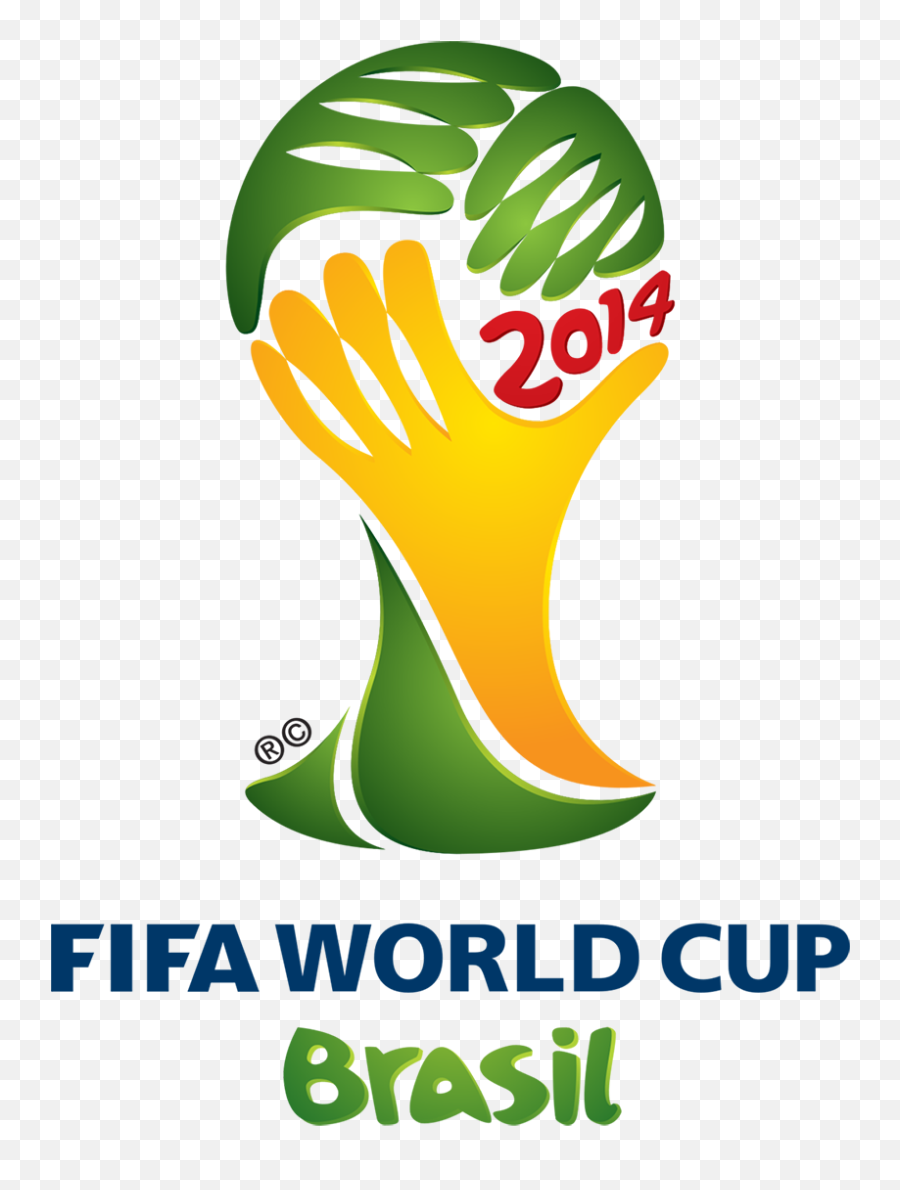 The World Cup Logo Evolution - Fifa World Cup Brazil 2014 Png,2018 World Cup Logo