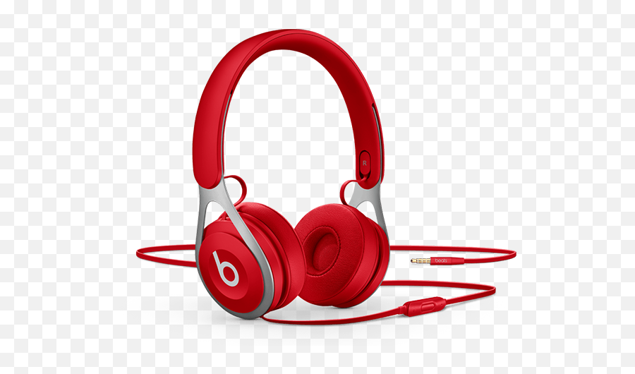Red Headphone Png Image Background - Beats Wired Headphones Red,Beats Png