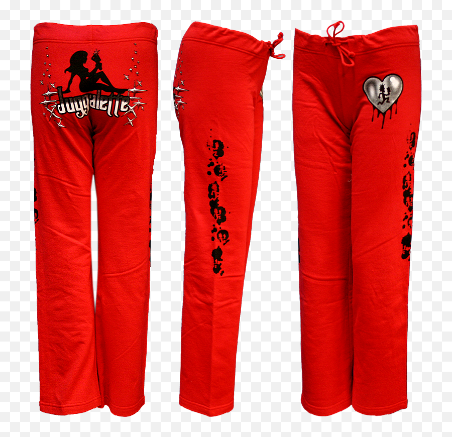 Girly Pants - Juggalette Mudflaps Red Clothes My Sweatpants Png,Majik Ninja Entertainment Logo