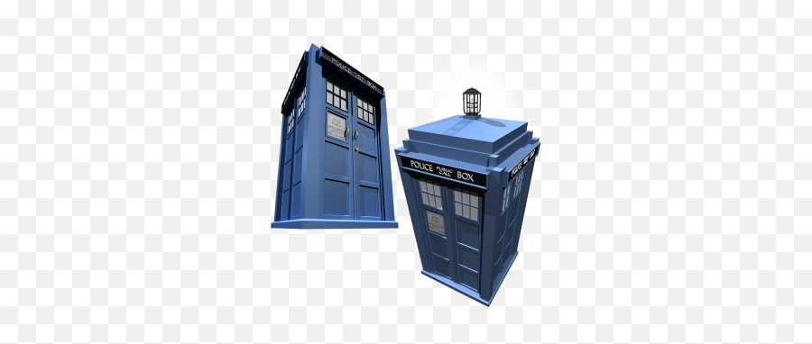 Tardis 3d Illustration - Waste Container Png,Tardis Transparent Background