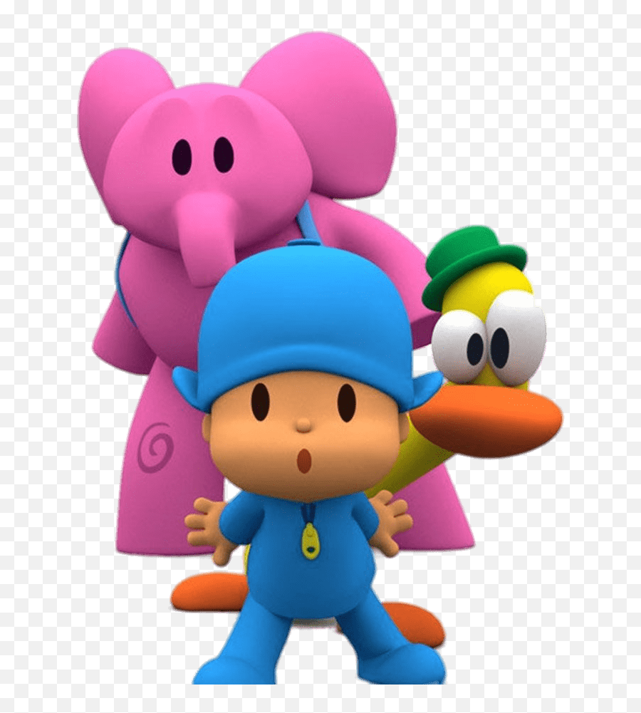 Pocoyo Elly And Pato Transparent Png - Pocoyo Pato And Elly,Pocoyo Png