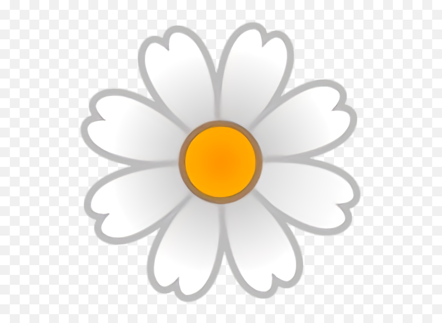 Easter White Yellow Petal For Day - 720x720 Transparent Background Daisy Emoji Png,Transparent Flower Emoji