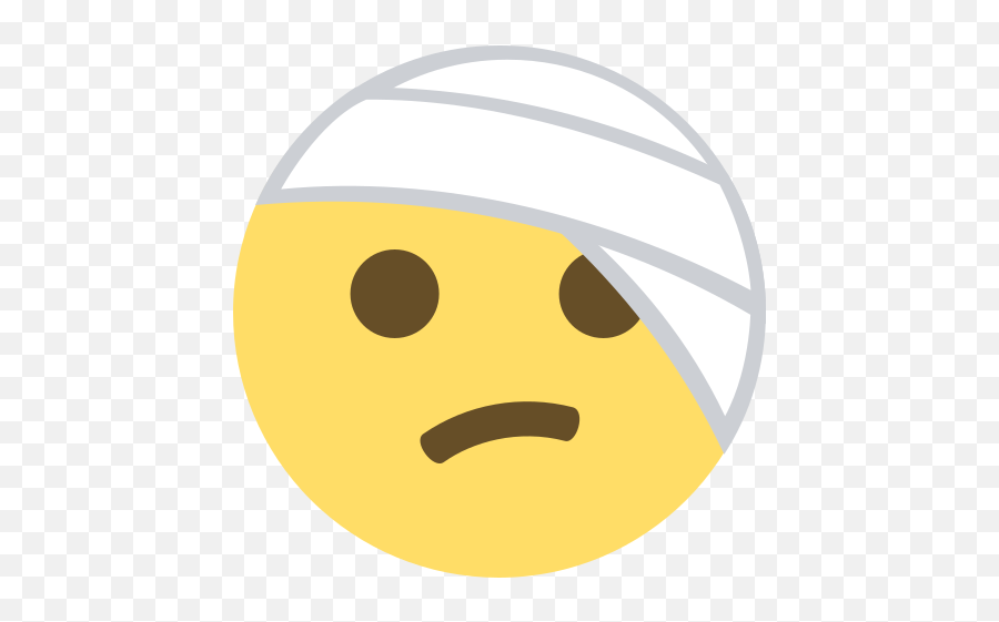 Face With Head - Bandage Emoji High Definition Big Picture Bandage On Head Emoji Png,Weather Icon Meanings