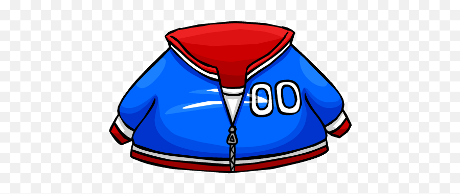 Blue Track Jacket Club Penguin Wiki Fandom - Zipper Jacket Clipart Png,Track Buddy Icon