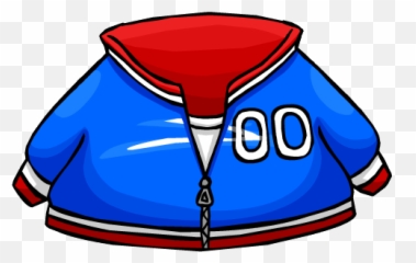 Blue Track Jacket Club Penguin Wiki Fandom - Zipper Clipart Png