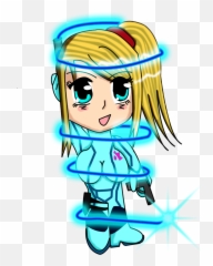 Samus Aran Png - Chibi Samus Aran Cartoon 2581182 Vippng