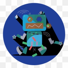 Broken Mascot Mechanical Metal Robot Png Image Icon Internet Explorer