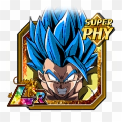 Limitless Azure Aura Super Saiyan God Ss Gogeta Dokfan - Lr Nappa Vegeta png