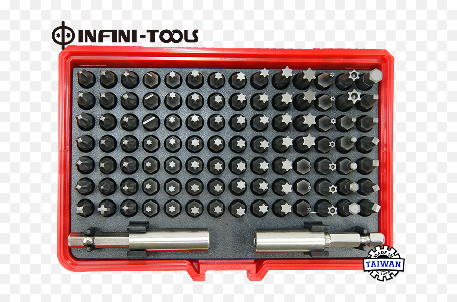 100 Pc Screwdriver Bits Set Taiwantradecom - Metalworking Hand Tool Png,Mouse Icon Looks Like A Screwhead