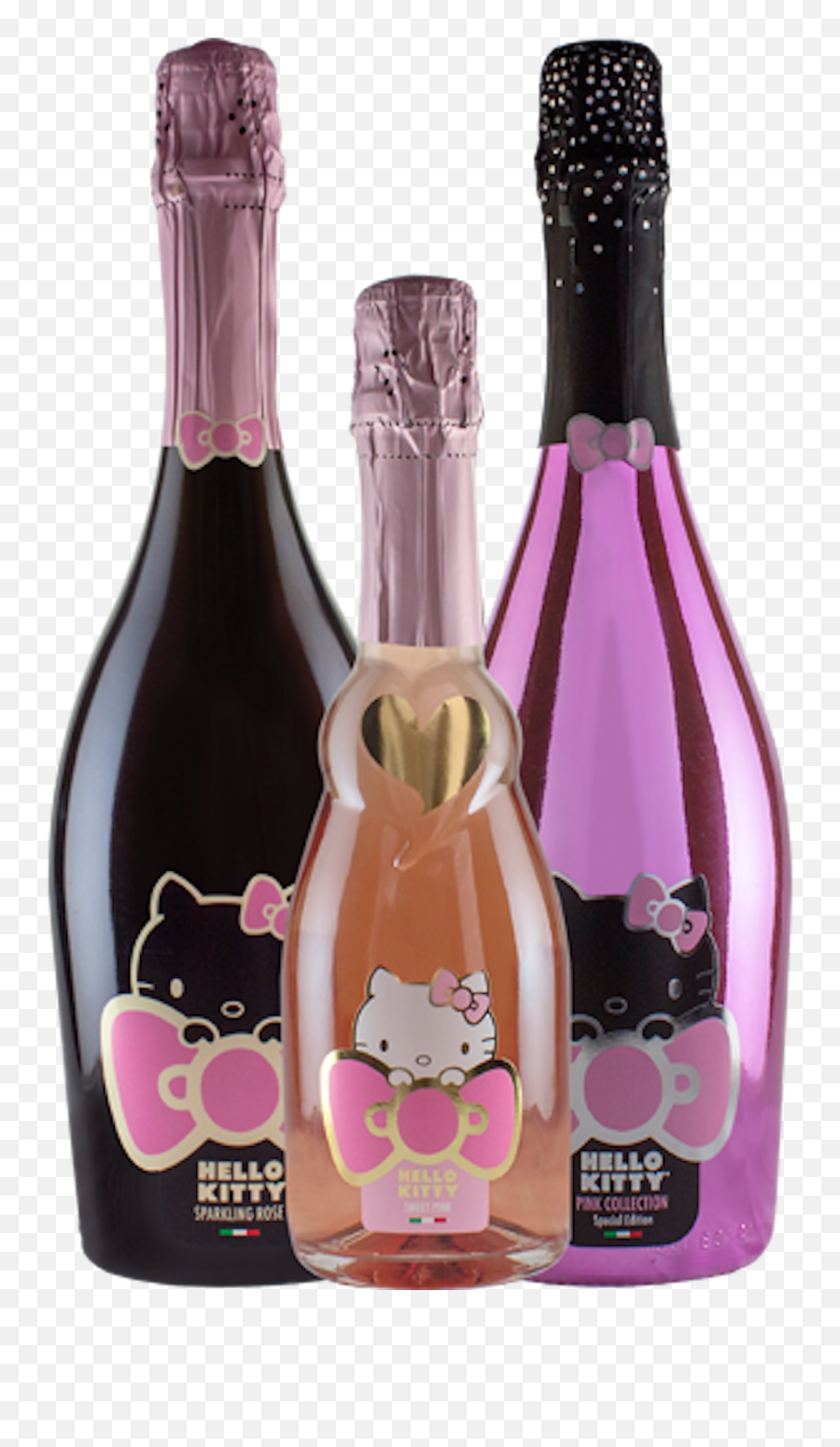 Hello Kitty Sparkling Pink Rose Wine - Hello Kitty Rose Wine Png,Hello Kitty Icon Pack