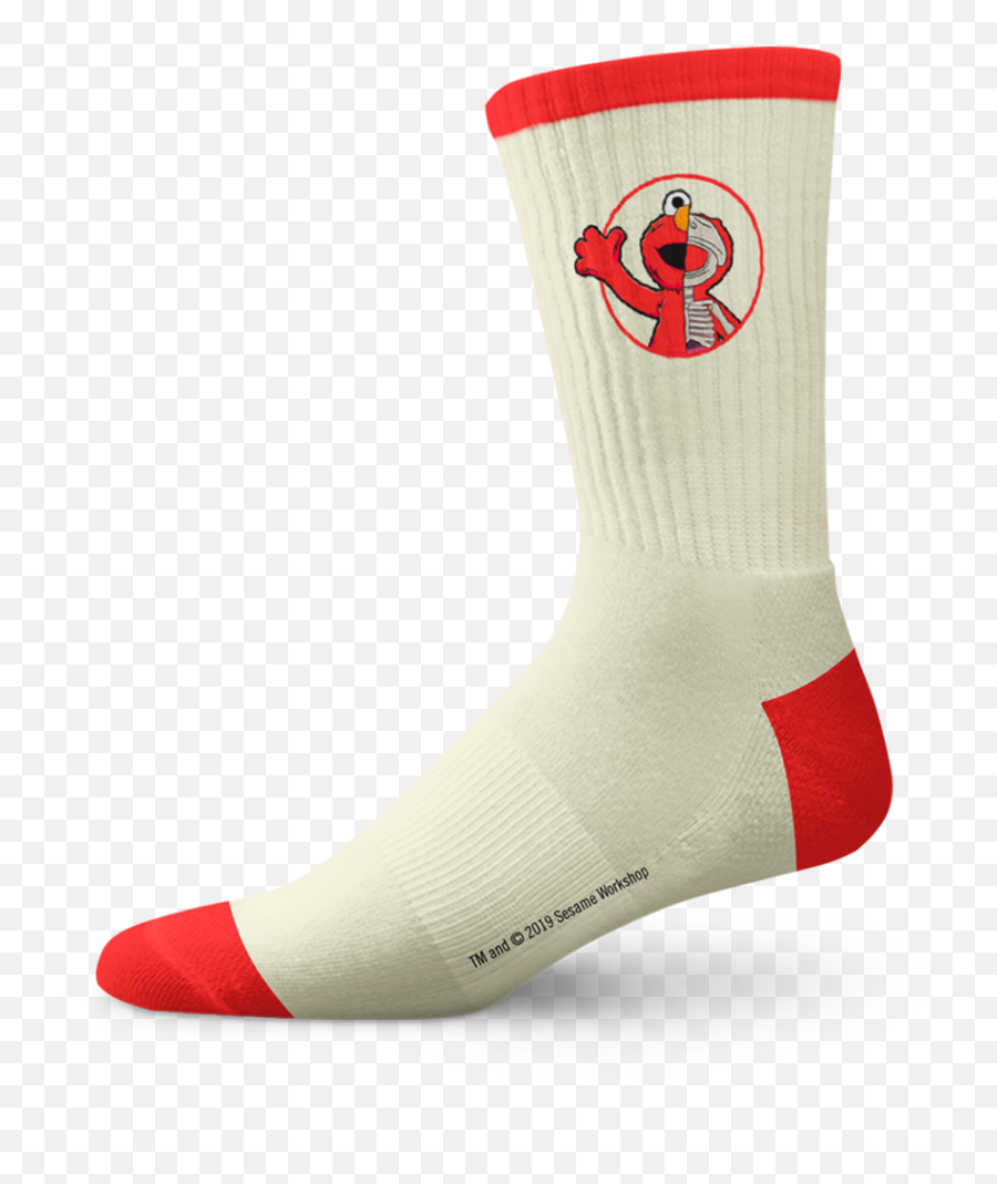 Creamred Elmo Sock - Sock Png,Elmo Transparent