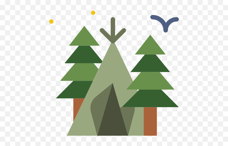 Camping Icon Design Christmas Tree Green For - 512x512 Latin Classification Png,Camping Icon