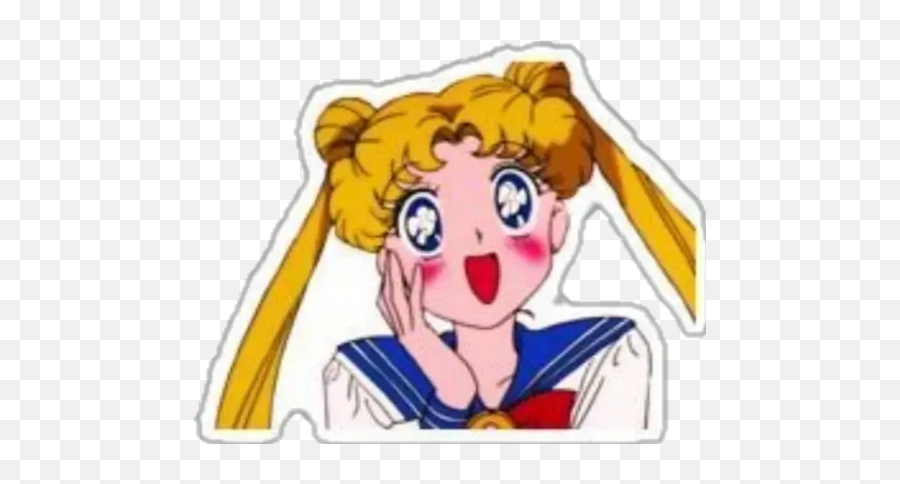 Sticker Maker - Sailor Moon 3 Transparent Background Sailor Moon Clipart Png,Sailor Moon Luna Icon