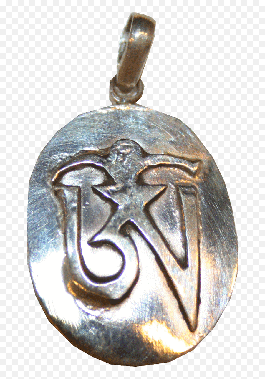 Tibet Silver Pendant With Luck Symbol Style 12 - Solid Png,Luck Icon