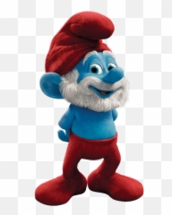 Papa Smurf - Smurfs Characters Papa Smurf Png,Smurf Png