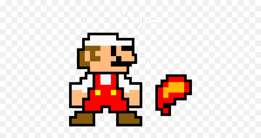 Fire Mario Pixel Art - Fire Mario Pixel Art Png,Pixel Png