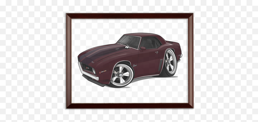 1969 Chevy Camaro Z28 Muscle Car Art Sublimation Wall Plaque - Antique Car Png,Muscle Car Png