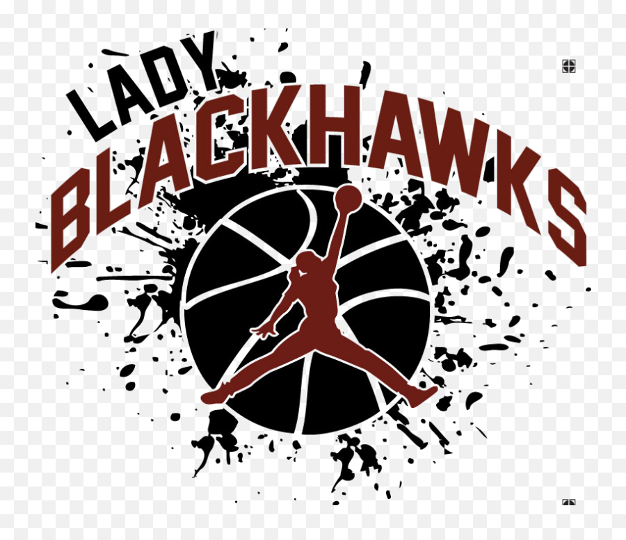 Blackhawks Basketball - Black Paint Splatter Png,Blackhawks Logo Png