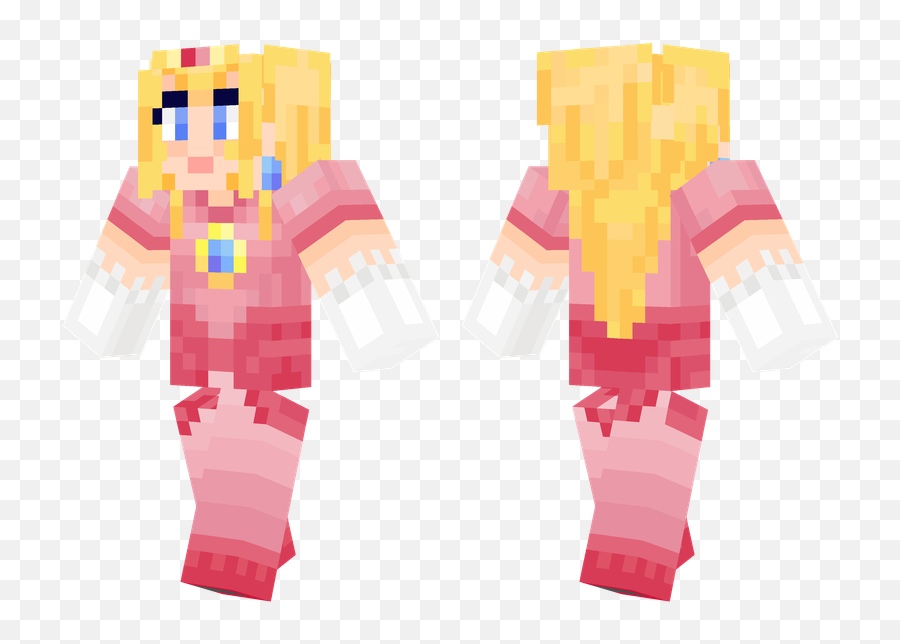 Princess Peach Minecraft Skins - Girl Sadness Minecraft Skin Png,Princess Peach Transparent