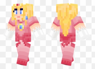 Princess Peach Minecraft Skins - Girl Sadness Minecraft Skin Png,Princess Peach Transparent